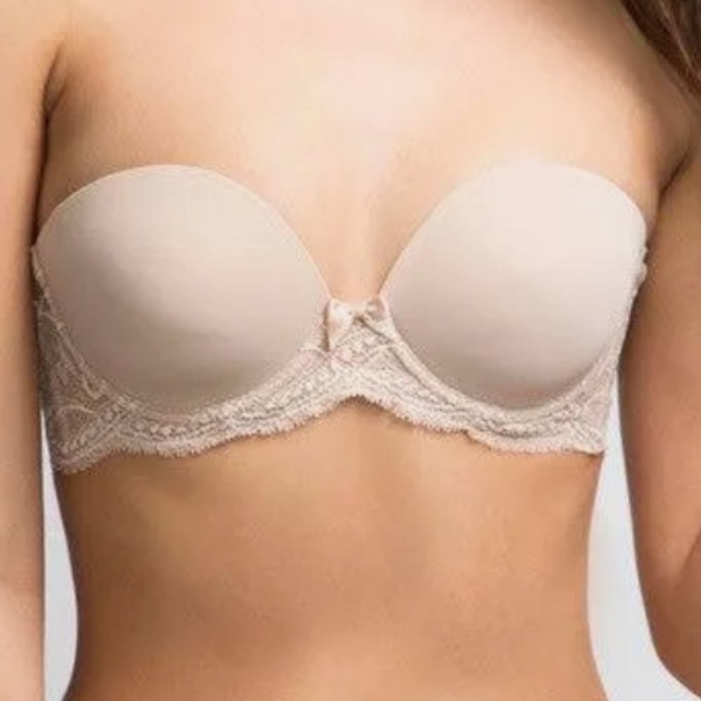 Simone Perele Eden Zen Strepless Plunge Bra 36F